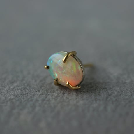 Opal earring/Cabochon  ＊Single