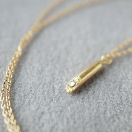 K18 Twig Necklace/Diamond