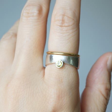 Ridge Ring Canary Tourmaline