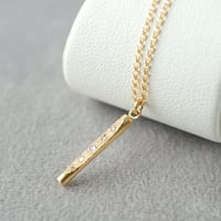 K18 Twig Necklace/Long/Diamond
