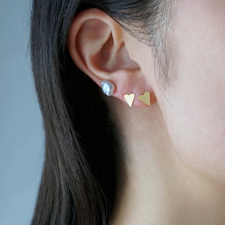 K18 Heart Earring ＊Single *