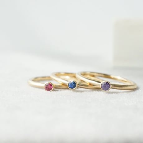 Sapphire Ring/Round/Violet *