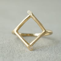 K18 Twig Ring/Open *