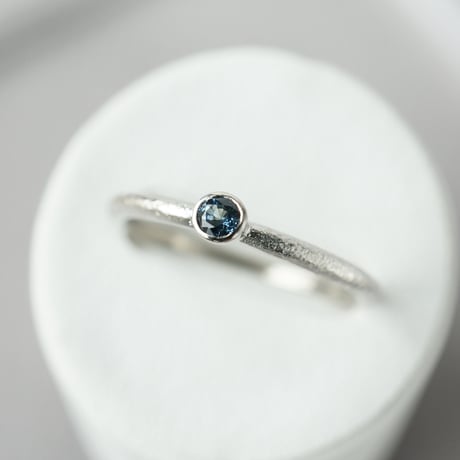 Pt900 Sapphire Ring/Round *