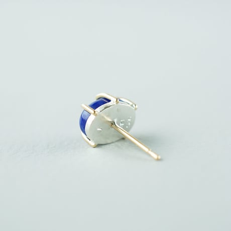 Lapis lazuli earring/Cabochon  ＊Single