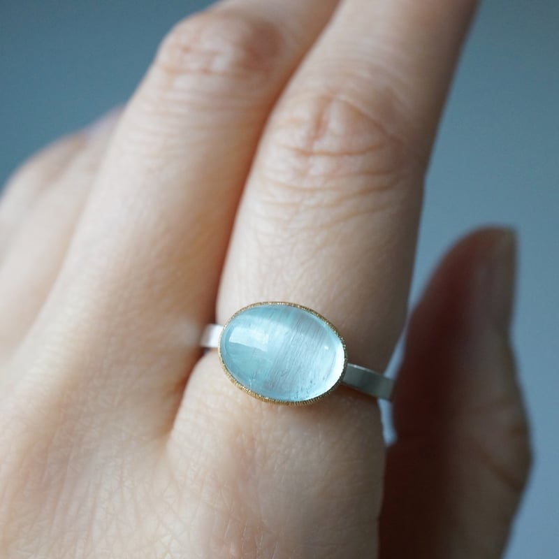 Topaz Cat'seye Ring | jardim by Marina Ishii Topaz Cat'seye Ring | jardim by Marina Ishii