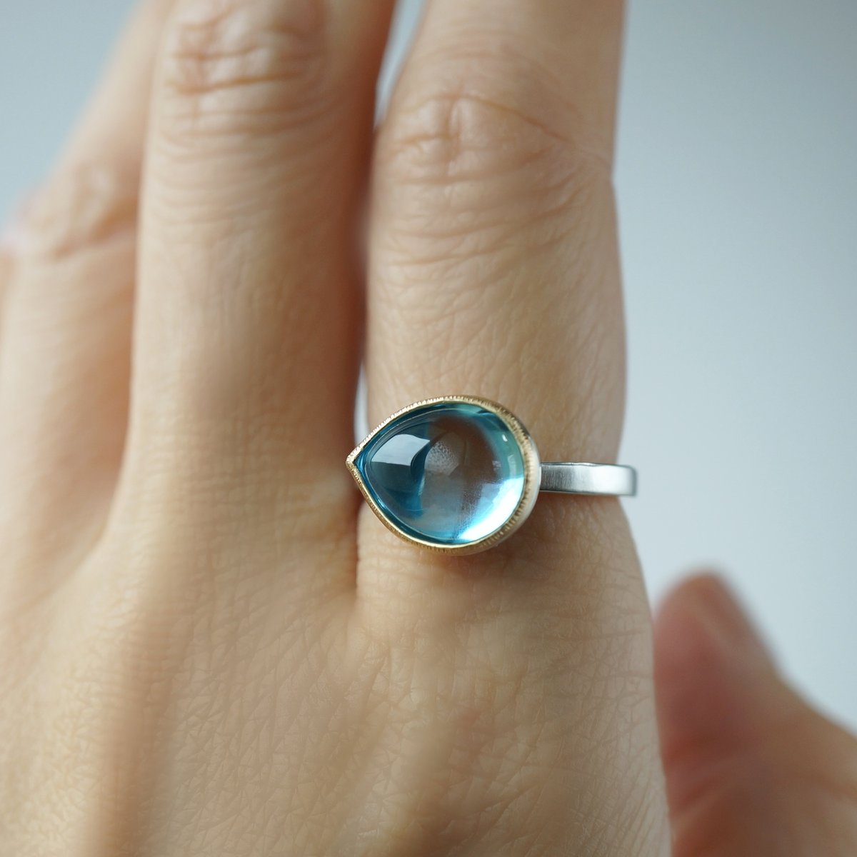 Blue Topaz Ring | jardim by Marina Ishii