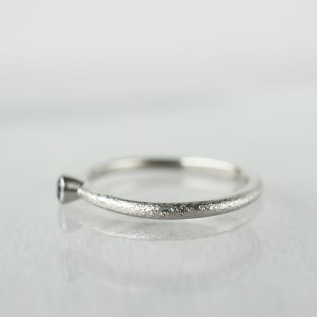 Pt900 Sapphire Ring/Round *
