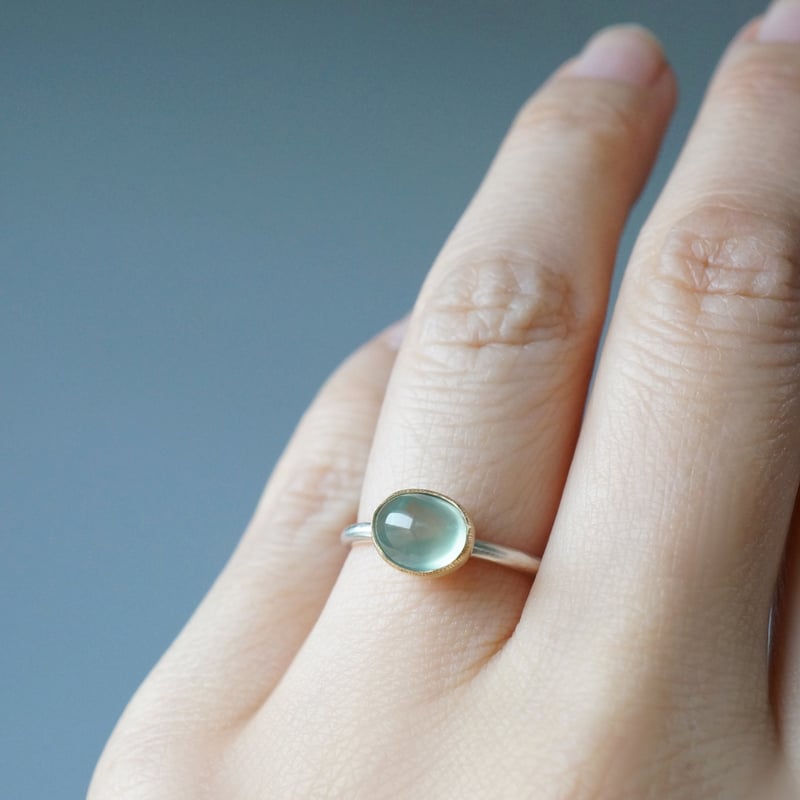 Prehnite Ring Ⅲ | jardim by Marina Ishii