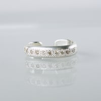 Silver Ear Cuff ''KOMOREBI"/Diamond