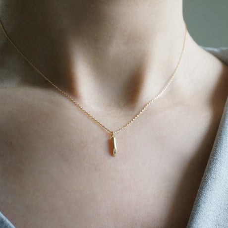 K18 Twig Necklace/Diamond