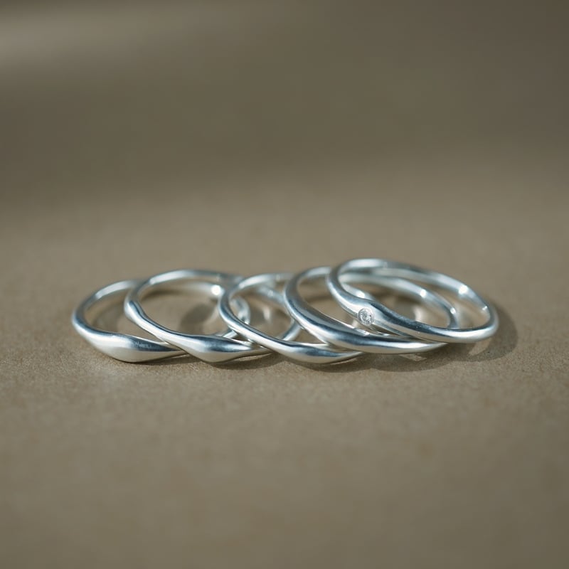 SV Wave Ring/Narrow | jardim by Marina Ishii