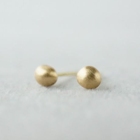 K18 Tsubu Earrings/Hairline *