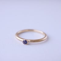Sapphire Ring/Round/Violet *