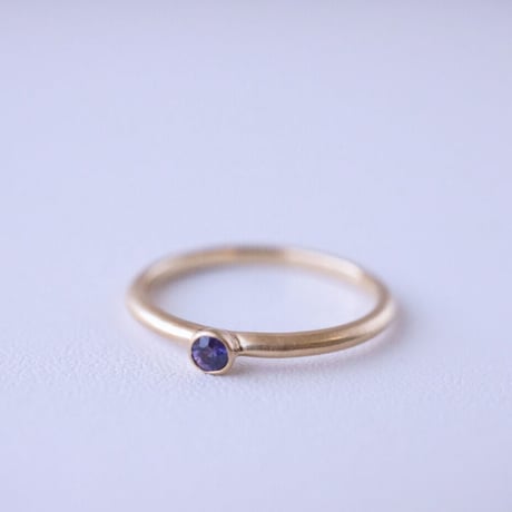 Sapphire Ring/Round/Violet *