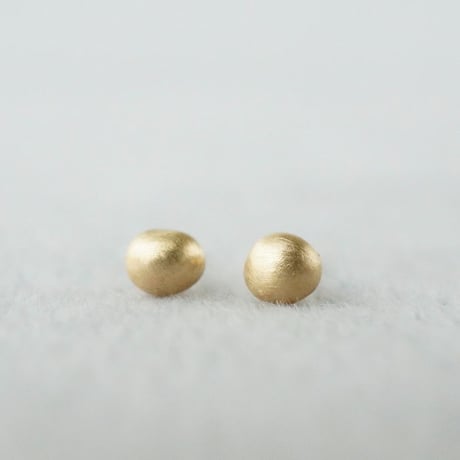 K18 Tsubu Earrings/Hairline *