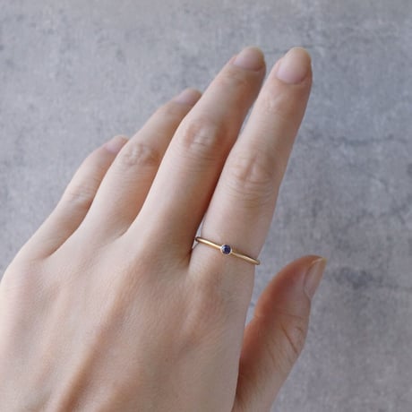 Sapphire Ring/Round/Violet *