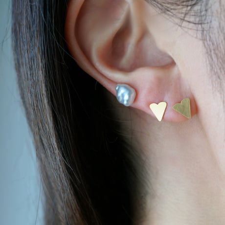 K18 Heart Earring ＊Single *
