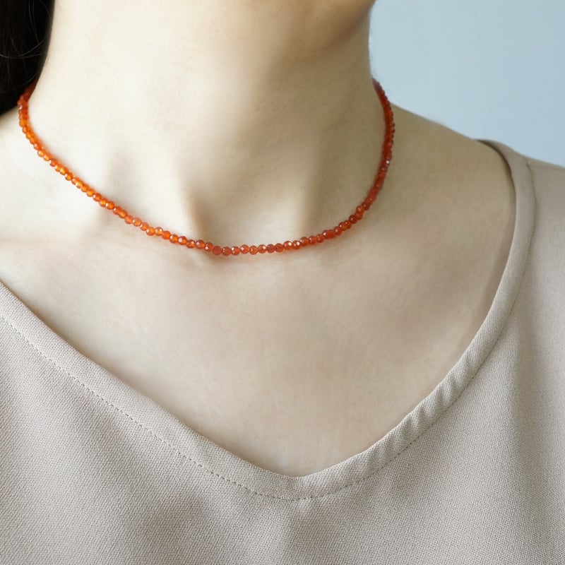 アクセサリー Naive 小码方形锆石可调节项链| APM Monaco