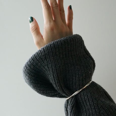 Wave Bangle/Oval