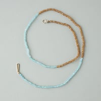 Hessonite x Apatite Necklace / K10