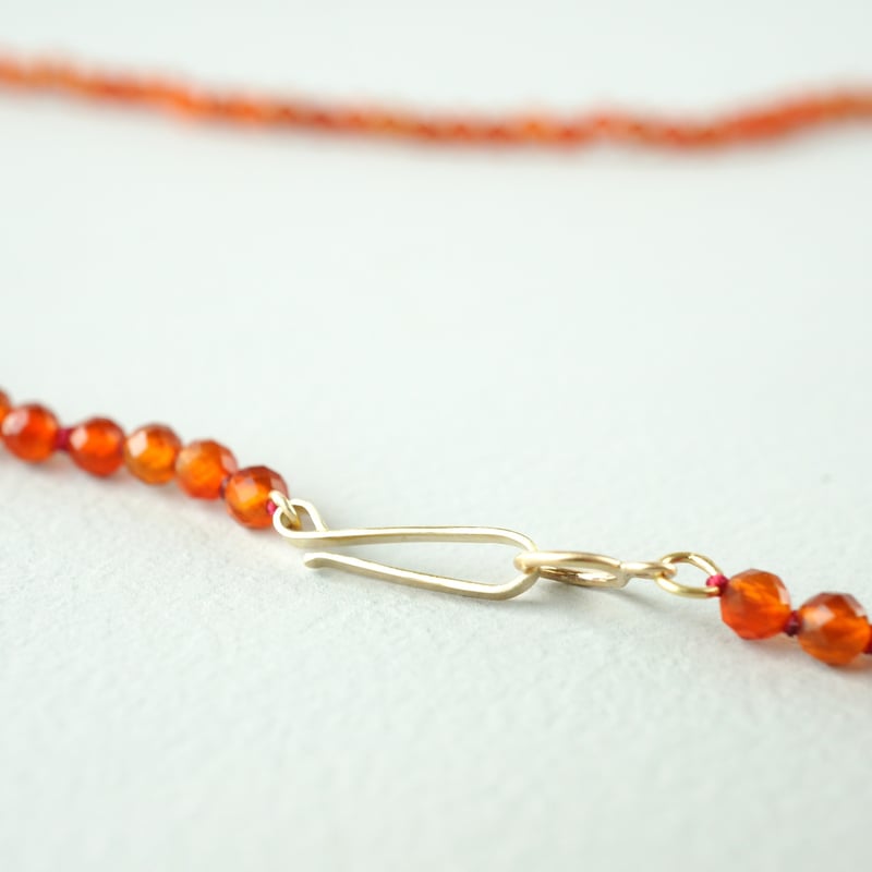 Carnelian Necklace / K10 | jardim by Marina Ishii