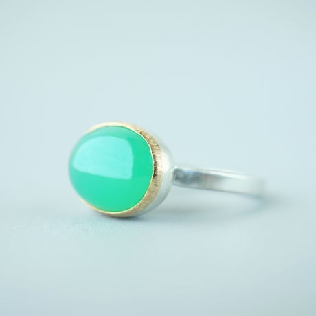 Chrysoprase ring