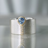 SVxK18 Sapphire Ring/Drop/Blue