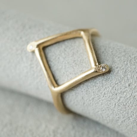 K18 Twig Ring/Open *