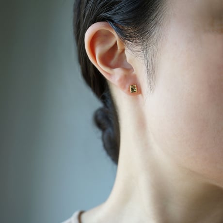 K18 Plate Earrings *