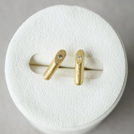K18 Twig Earrings/Diamond *