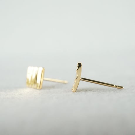 K18 Plate Earrings *