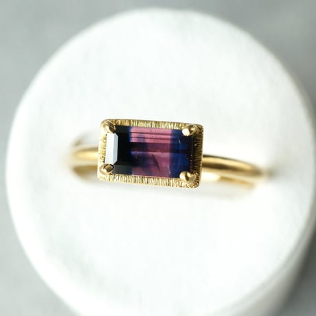 Sapphire Ring/Bicolor/PinkxBlack