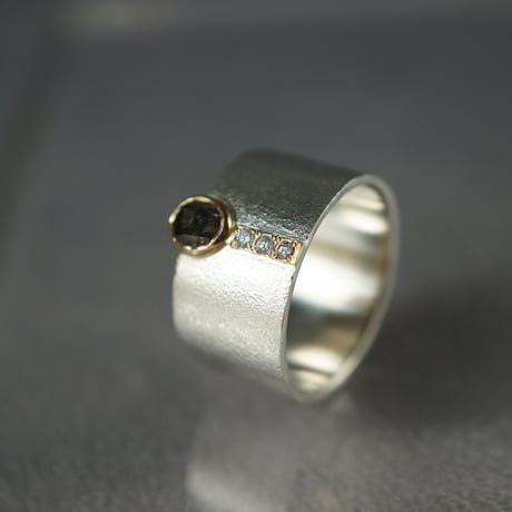 SVxK18 Black Diamond Ring