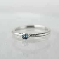 Pt900 Sapphire Ring/Round *