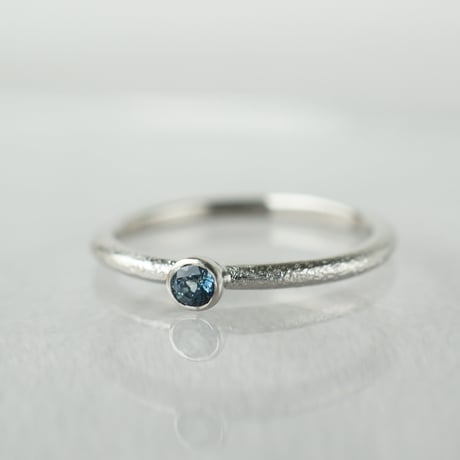 Pt900 Sapphire Ring/Round *