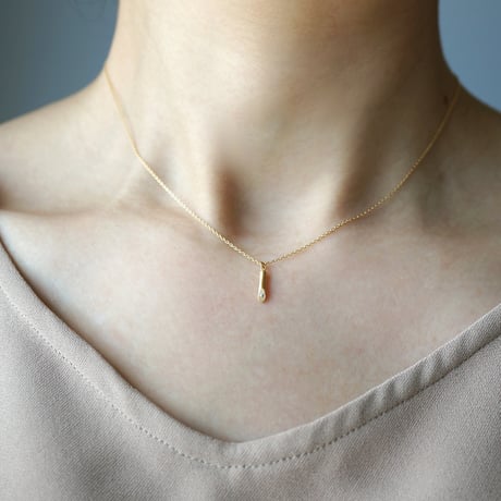 K18 Twig Necklace/Diamond