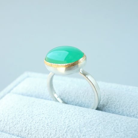Chrysoprase ring