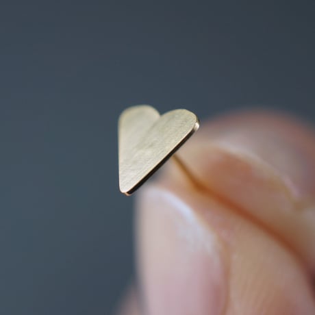 K18 Heart Earring ＊Single *