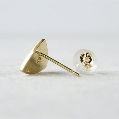 K18 Triangle Earring/Diamond ＊Single *
