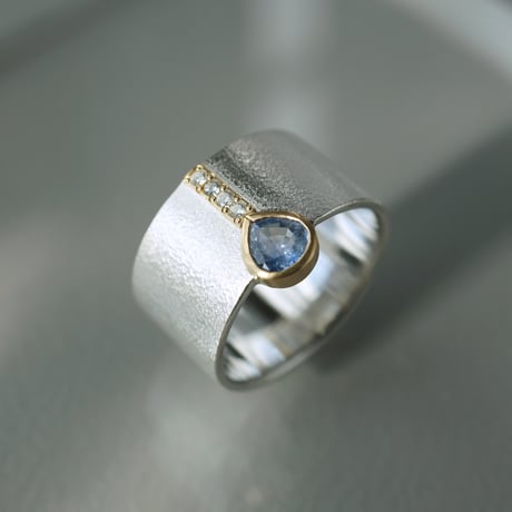 SVxK18 Sapphire Ring/Drop/Blue