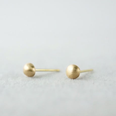 K18 Tsubu Earrings/Hairline *
