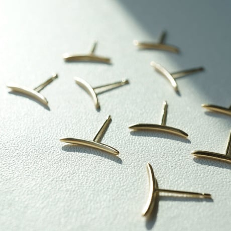 K18 Bow Earring ＊Single