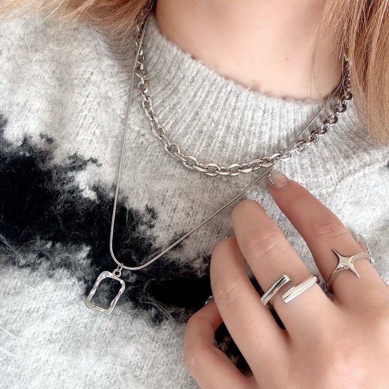 はるゆう様、ネックレス 新品] ユキザキ ダブルトップ SHIZUKU K18イエローゴールド