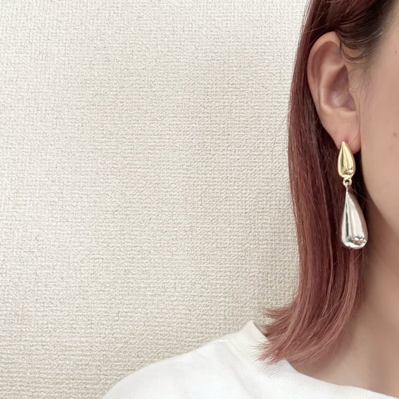 オフホワイト　ルーフピアス　片耳 pierce 344 | Accessory UMI