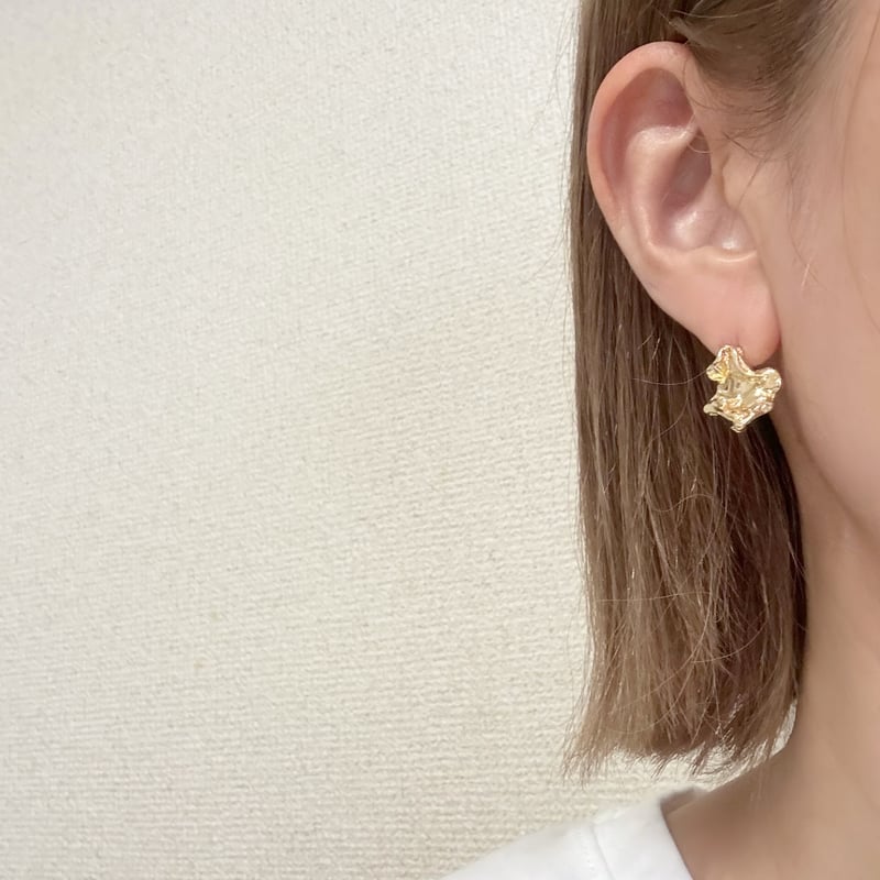 FUA DOOR Pierce S キャメル色のピアス pierce 398 | Accessory UMI