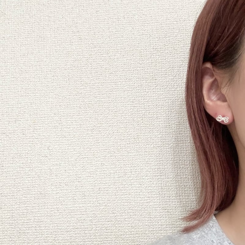 アクセサリー SQUARE PIERCE 10 スモーキークォーツの軟骨ピアス