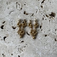 crochet "heart" mini  pierce/earring