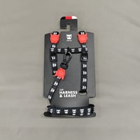 B-136 SKULL CAT LEASH HARNESS SET