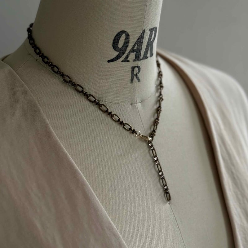 時をまとうチェーン。ヴィンテージブラスネックレス | ERIKOART